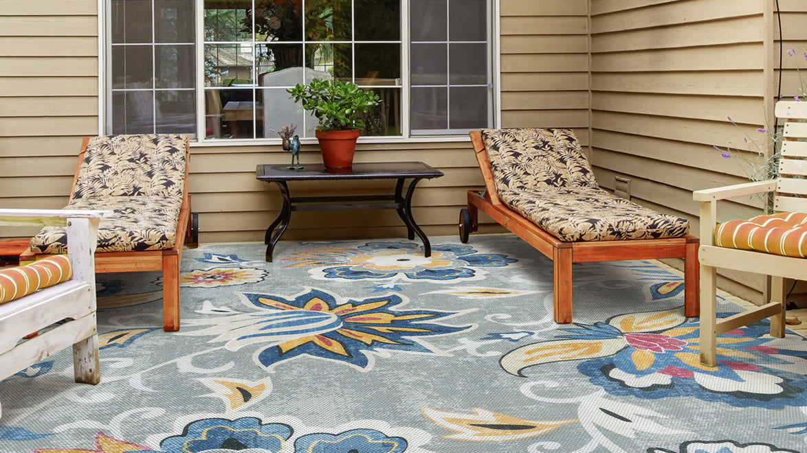 How to Choose and Care Your Modern Outdoor Rugs?