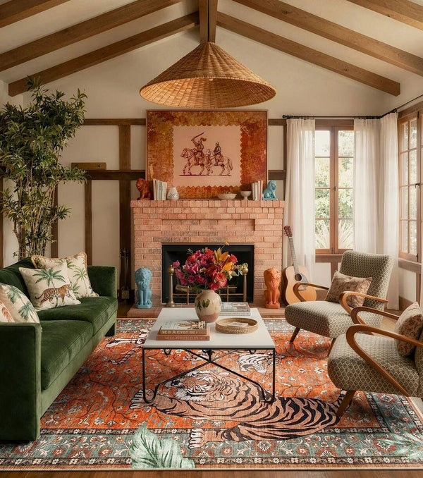 How to Use Animal Print Rug Designs as an Interior Focal Point