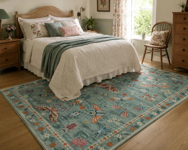 How to Build a Full Cottagecore Bedroom with the Right Rugs and Simple Styling Choices