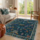Vionnet Washable Modern Parisian Insect Green Area Rug Clearance Rugs Lahome