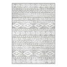 Varena Washable Modern Rustic Farmhouse Moroccan Tribal Grey/White Rug Area Rugs Lahome