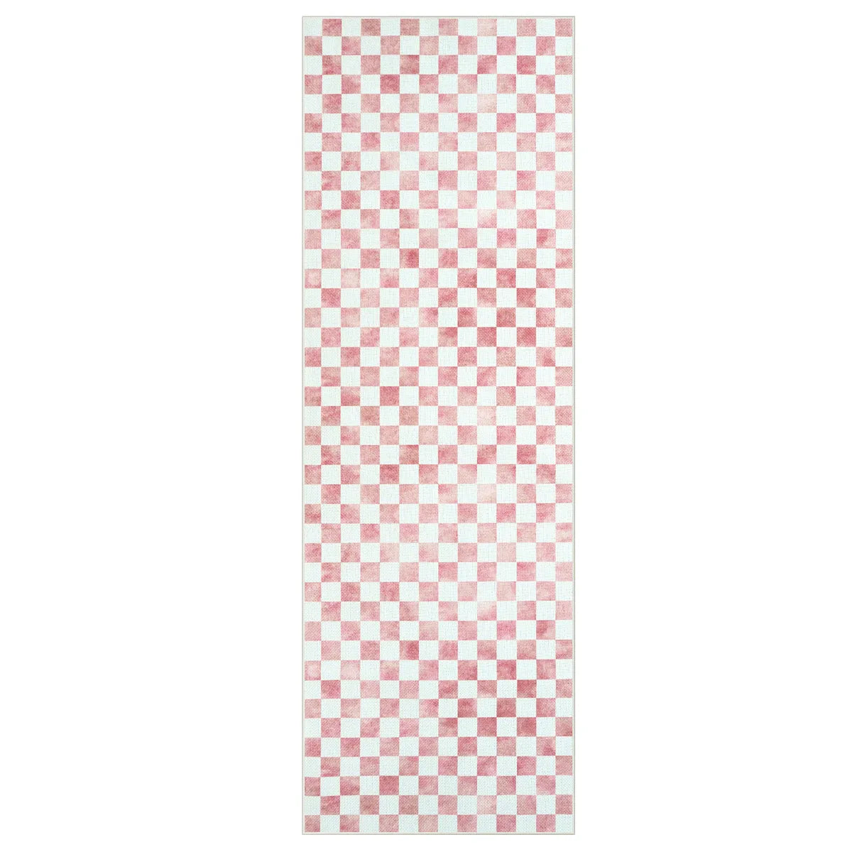 Eclat Washable Check Soft Easy Jute Rose/White Indoor/Outdoor Rug Easy Jute Rug Lahome