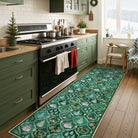 Pascal Christmas Washable World Moroccan Green Rug Area Rugs Lahome