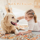 Solene Washable Modern Blooming Floral Garden Yellow Rug Area Rugs Lahome