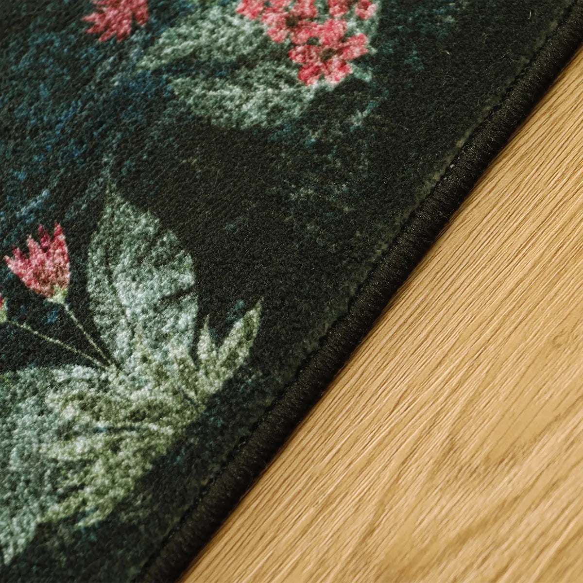 Vernay Washable Forest Woodland Deep Green Rug Area Rugs Lahome