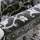 Rava Washable Wild Tiger Black Rug Area Rugs Lahome