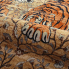 Rava Washable Wild Tiger Desert Yellow Rug Area Rugs Lahome
