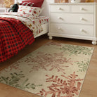 Perle Christmas Washable Crystal Snowflake Colorful Rug Area Rugs Lahome 3' x 5'