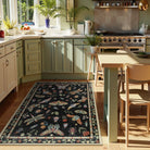 Vionnet Washable Modern Parisian Insect Black Rug Rugs Lahome