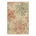 Perle Christmas Washable Crystal Snowflake Colorful Rug Area Rugs Lahome