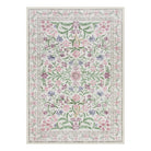 Sylvie Washable Boho Modern Parisian Garden Floral Purple Rug Area Rugs Lahome