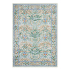 Giverny Washable Maximalism Vintage French Floral Light Green Rug Rugs Lahome