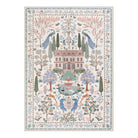 Maison Washable French Manor Floral Beige Area Rug Area Rugs Lahome