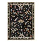 Vionnet Washable Modern Parisian Insect Black Rug Rugs Lahome