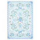 Rosabel Washable Floral Bows Blue Rug Area Rugs Lahome