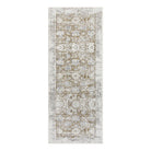 Antinea Washable Vintage Floral Beige Runner Rug Area Rugs Lahome