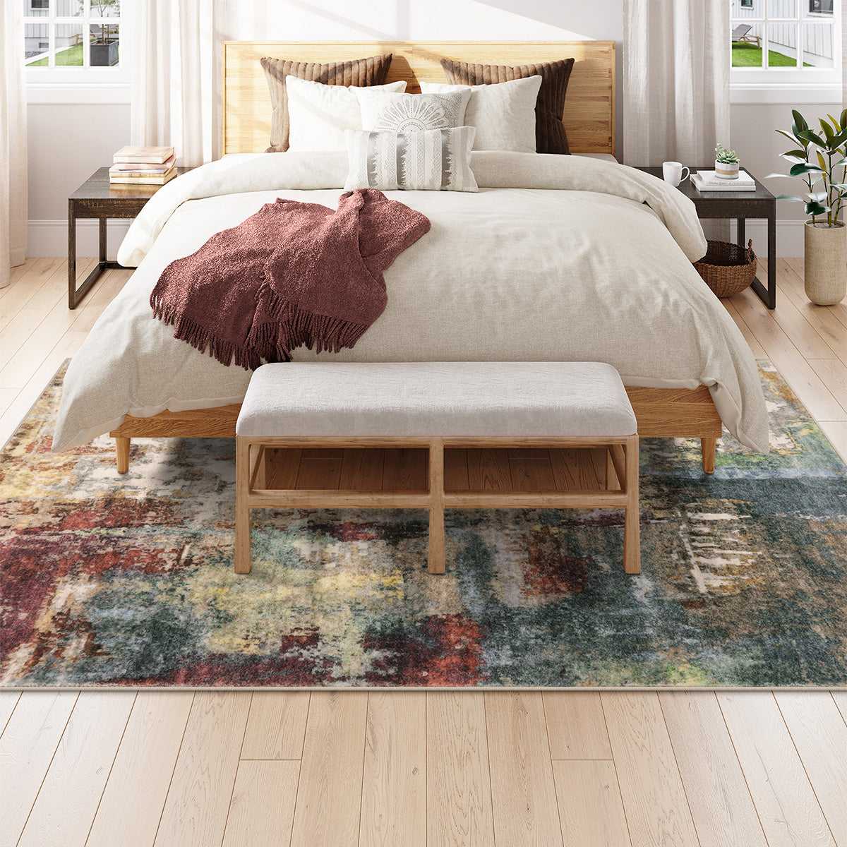 Modern Abstract Area Rug