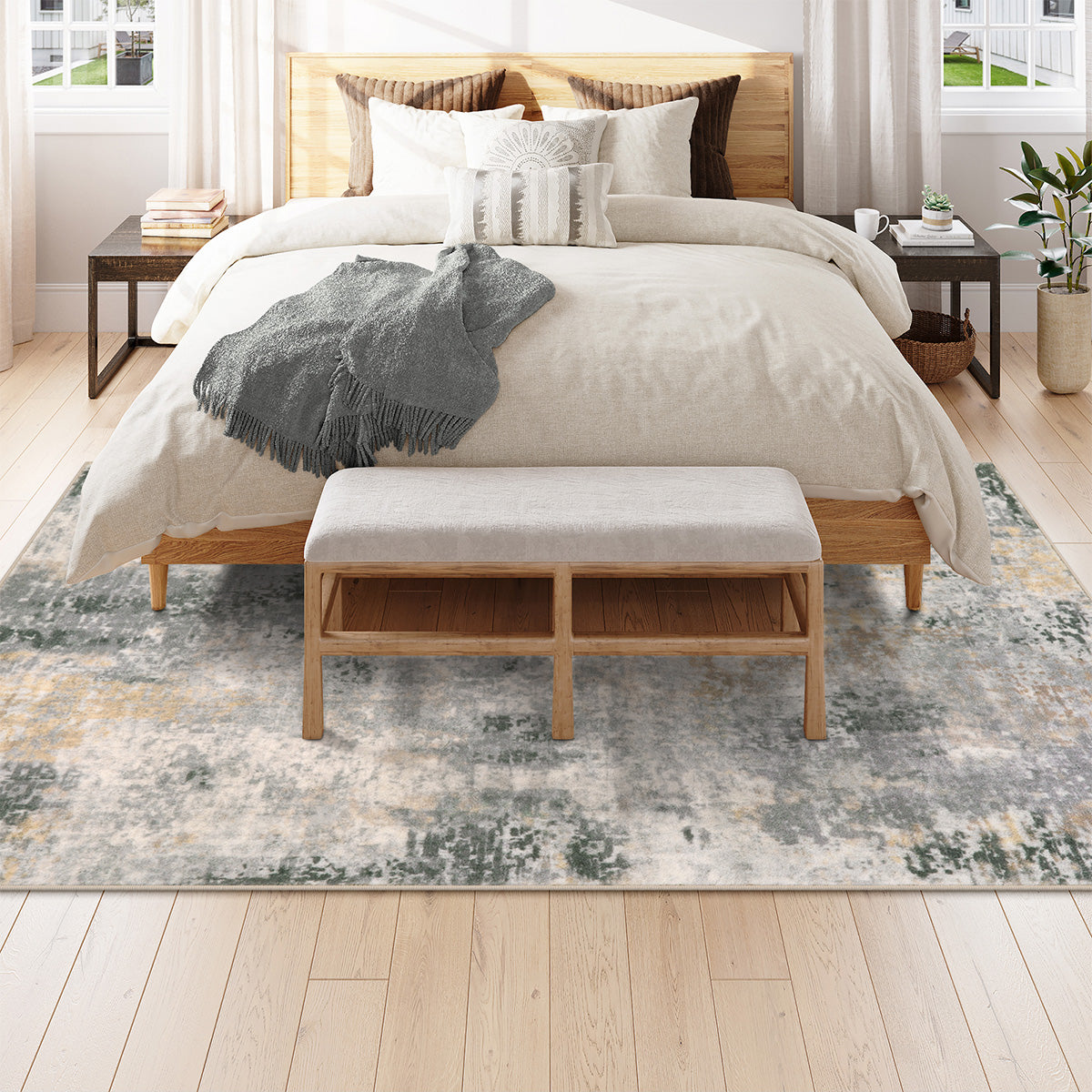 Modern Abstract Area Rug