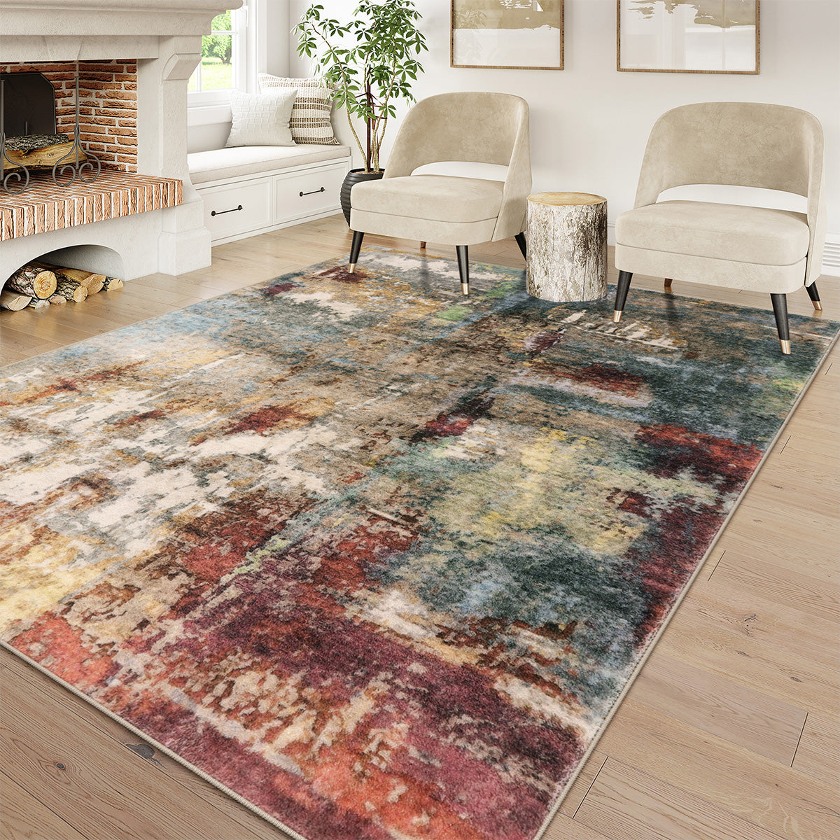 Modern Abstract Area Rug