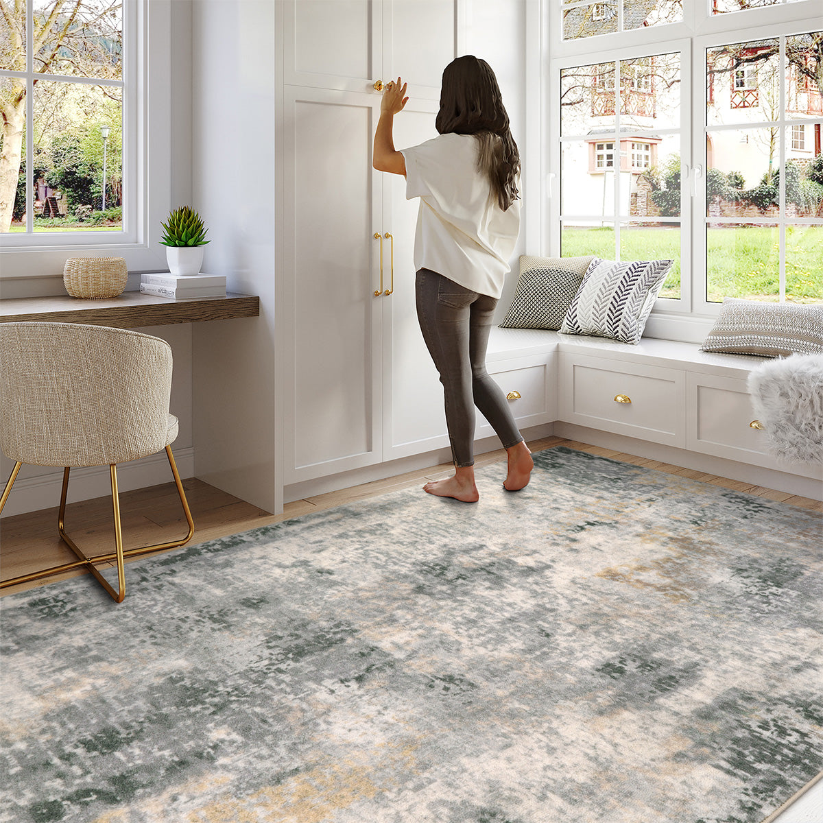 Modern Abstract Area Rug