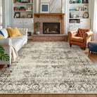 Margot Washable Vintage Distressed Beige Rug Clearance Rugs Lahome 8' x 10'