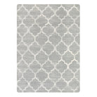 Meline Washable Classic Moroccan Trellis Light Grey Rug Area Rugs Lahome