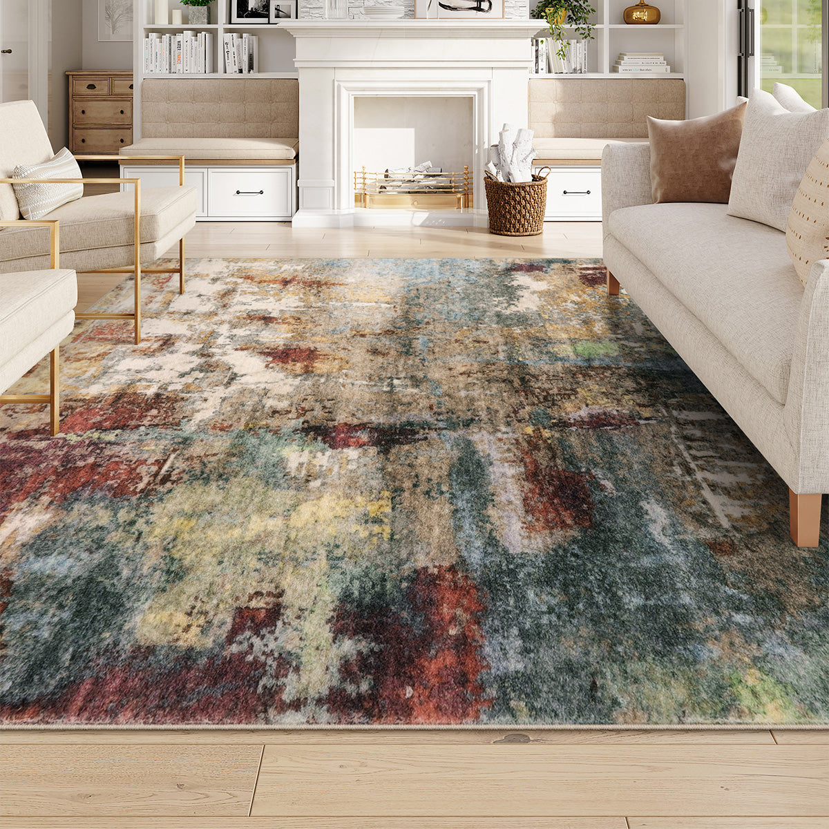Modern Abstract Area Rug