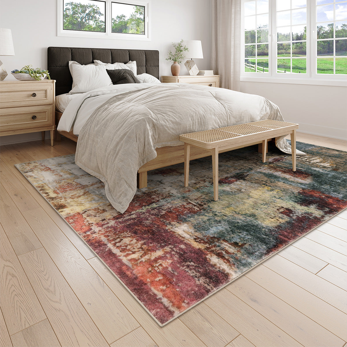 Modern Abstract Area Rug