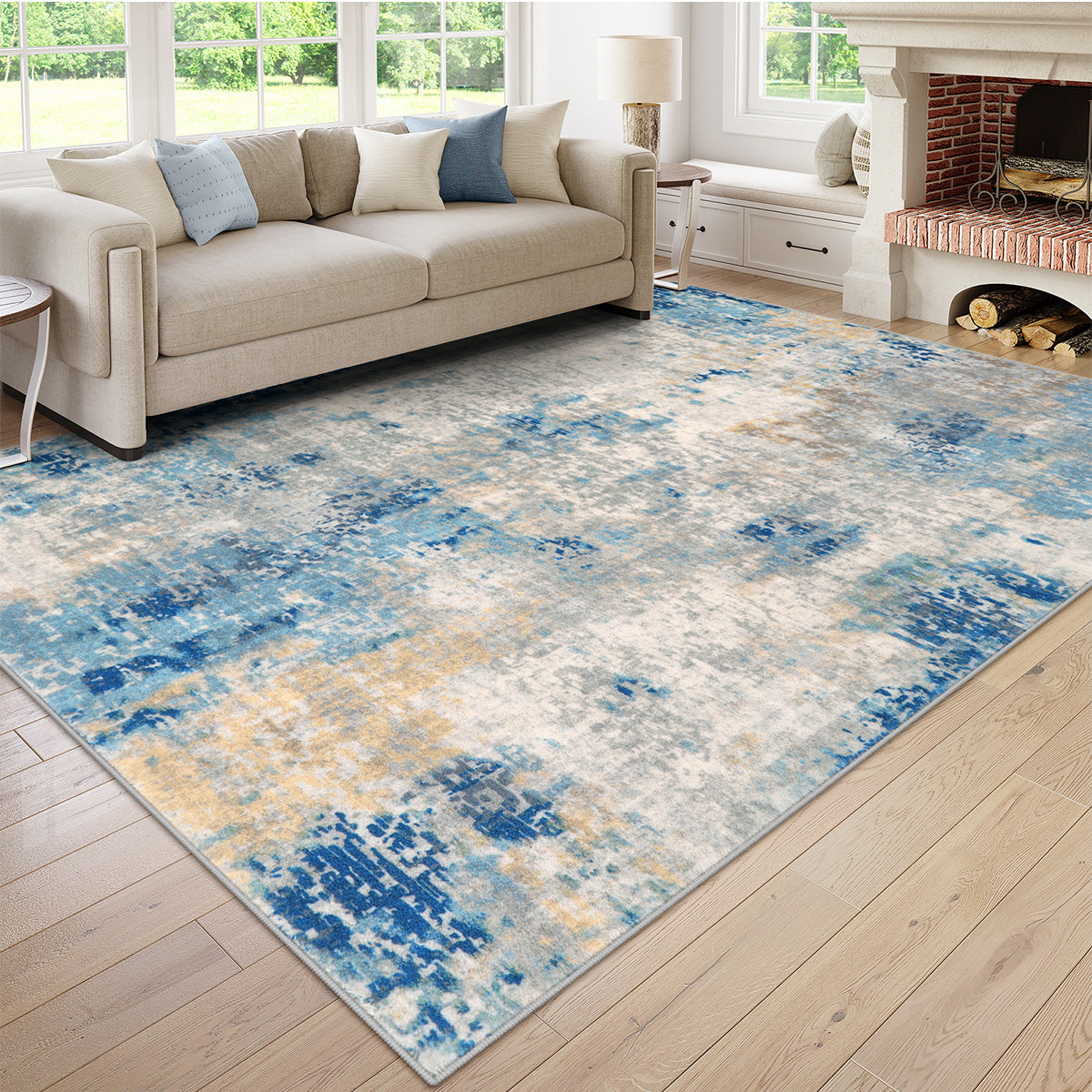 Modern Abstract Area Rug