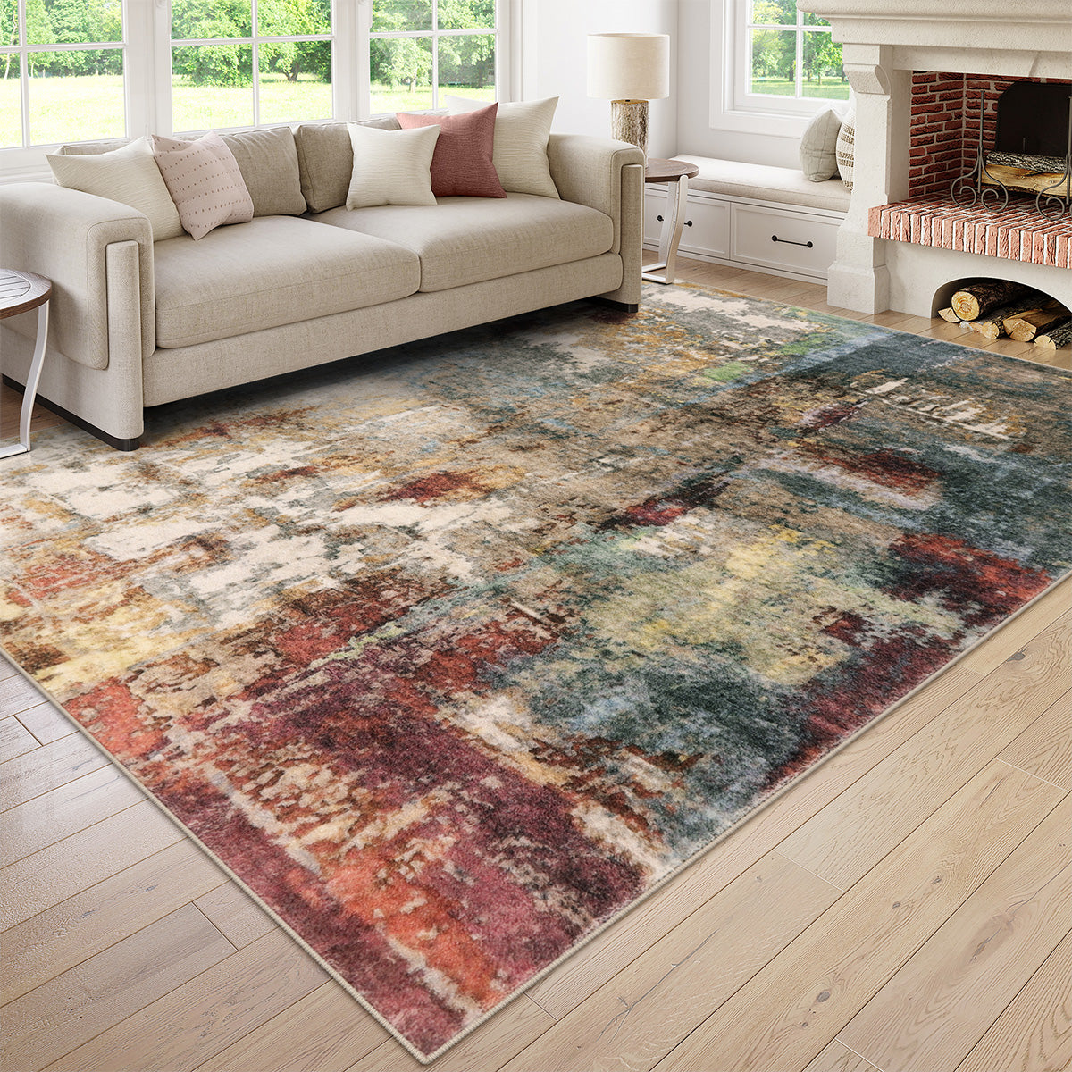 Modern Abstract Area Rug