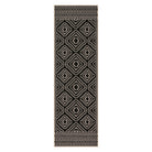 Basile Washable Moroccan Easy Jute Natural Black Indoor/Outdoor Rug Easy Jute Rug Lahome