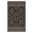 Basile Washable Moroccan Easy Jute Natural Black Indoor/Outdoor Rug Easy Jute Rug Lahome