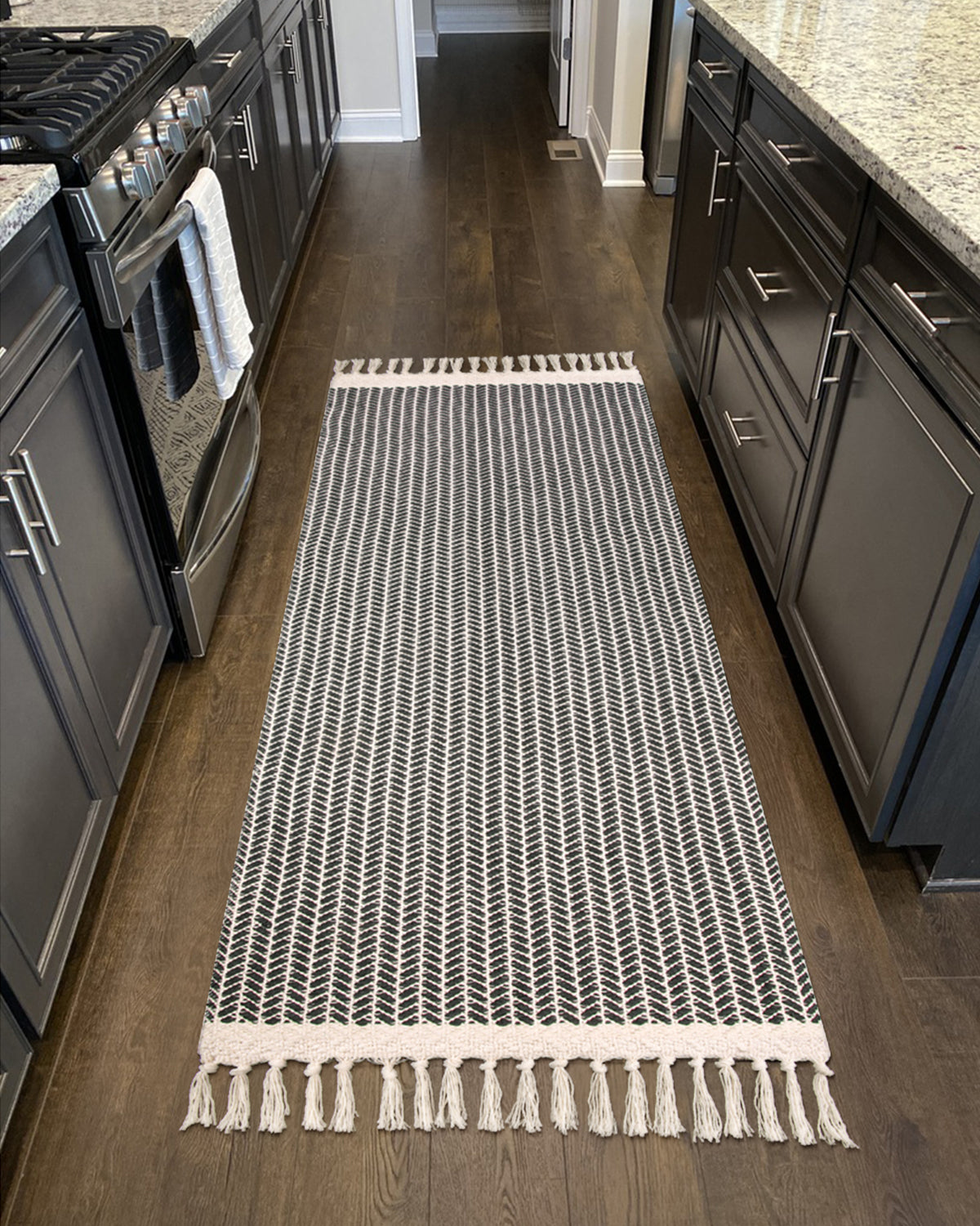 Boho Rug with Tassels