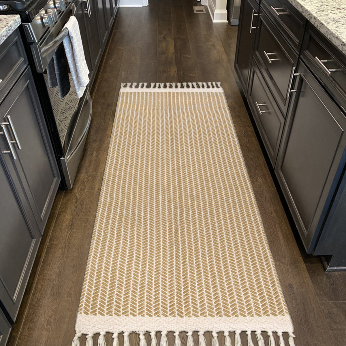 Boho Rug with Tassels