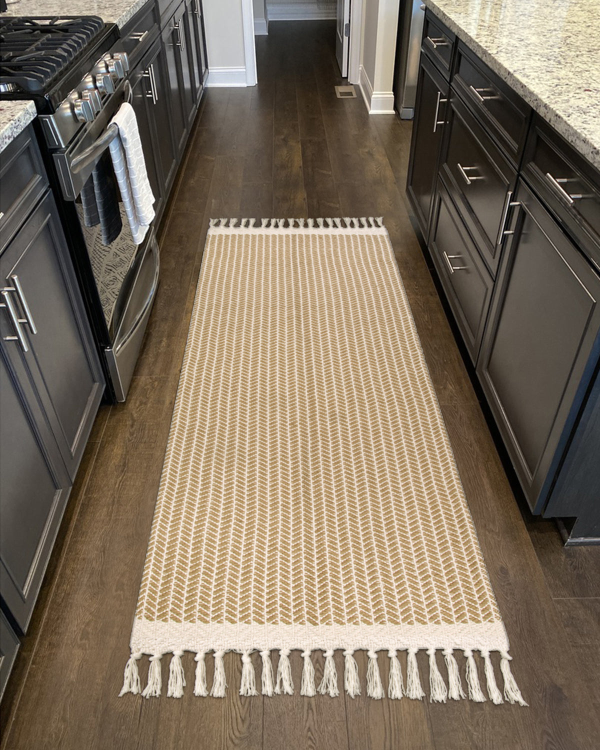 Boho Rug with Tassels