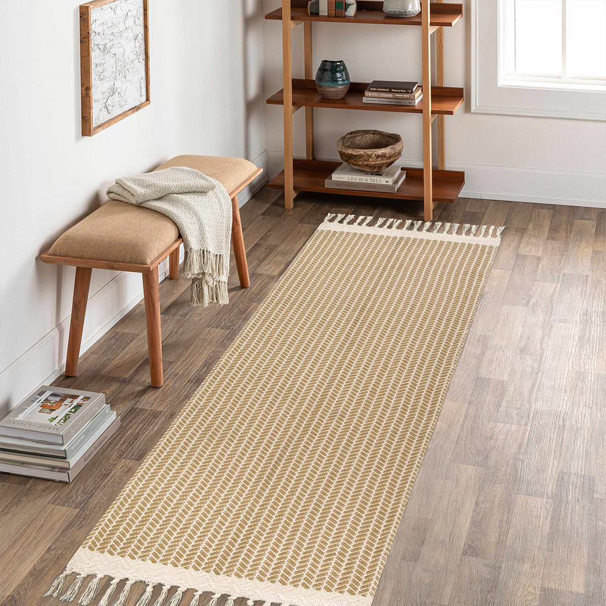 Boho Rug with Tassels