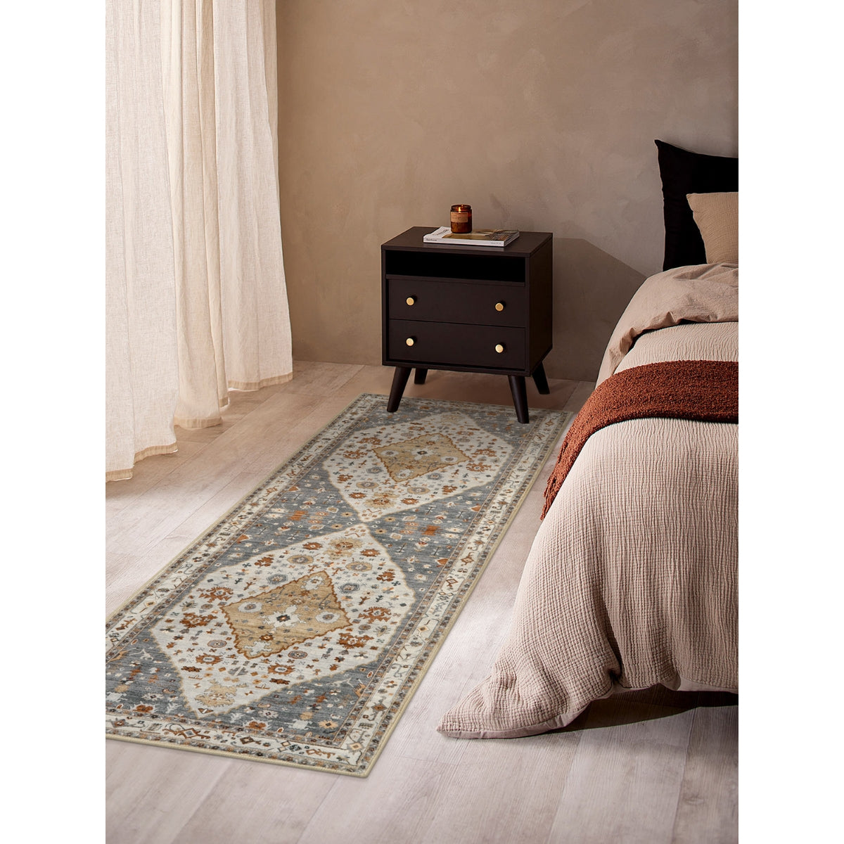 Felice Washable Boho Vintage Tribal Golden Rug Clearance Rugs Lahome