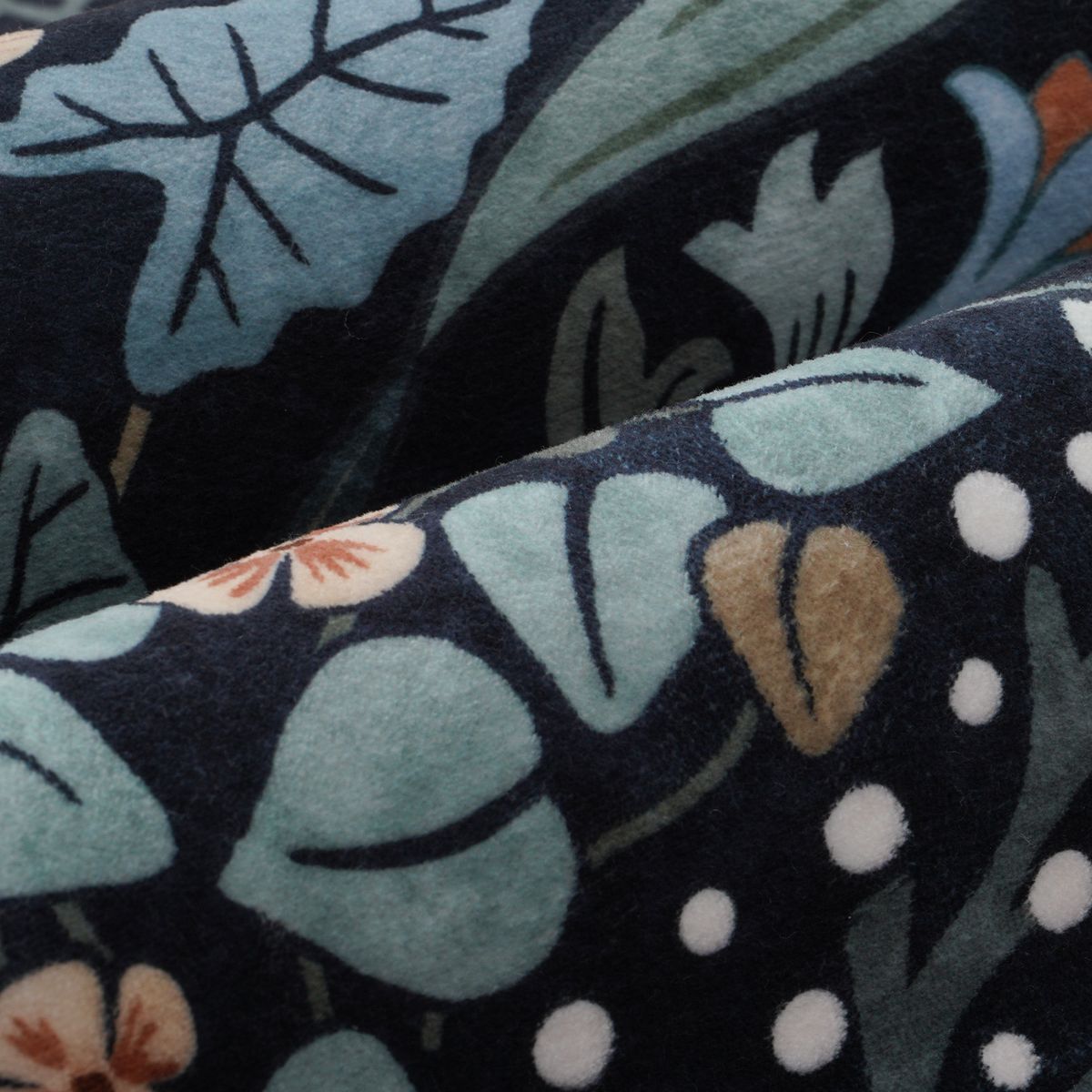 Claude Washable Maximalism Vibrant Blossom Floral Black Rug Area Rugs Lahome