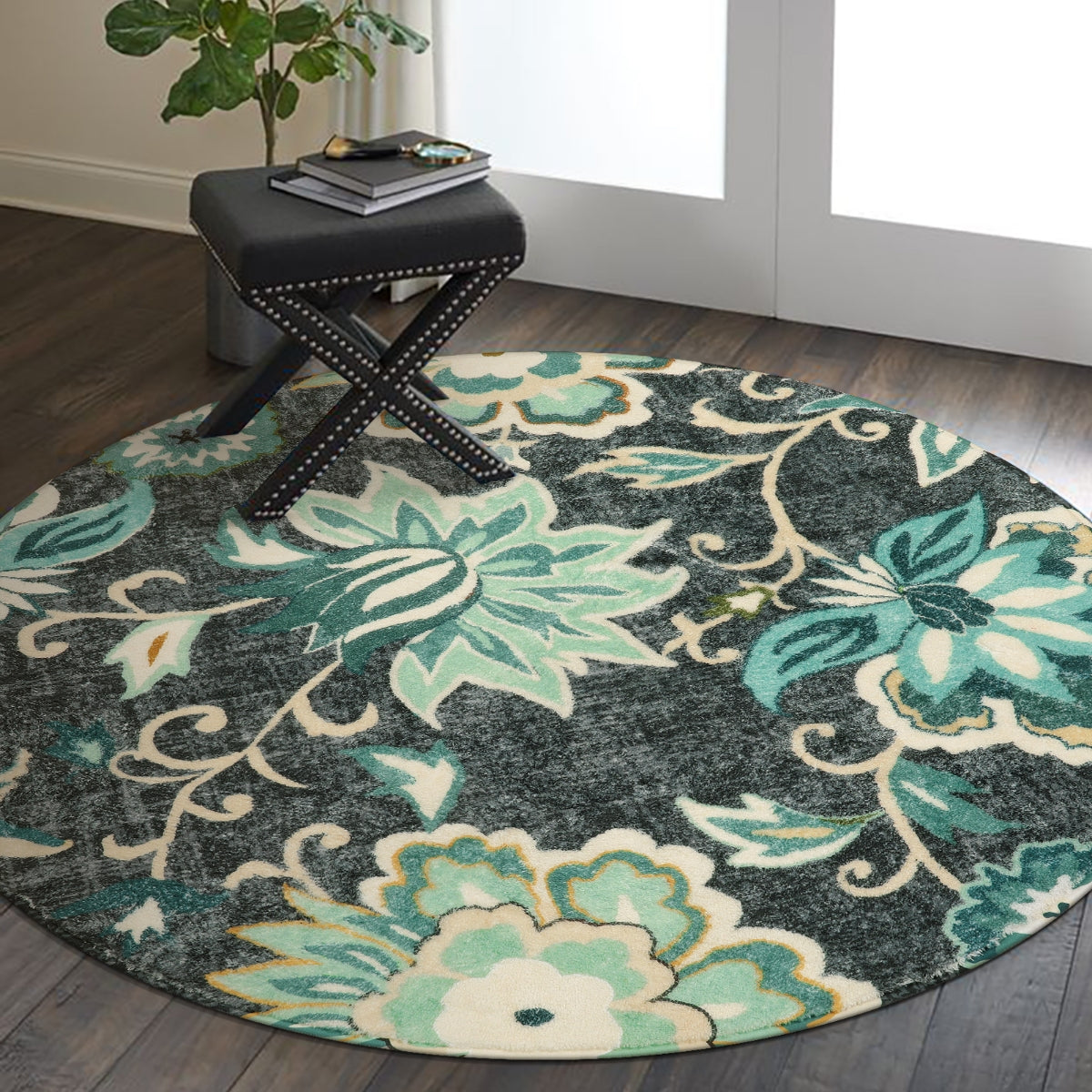 Cloris Paisley Modern Vintage Floral Rug