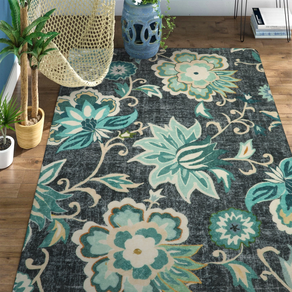 Cloris Paisley Modern Vintage Floral Rug
