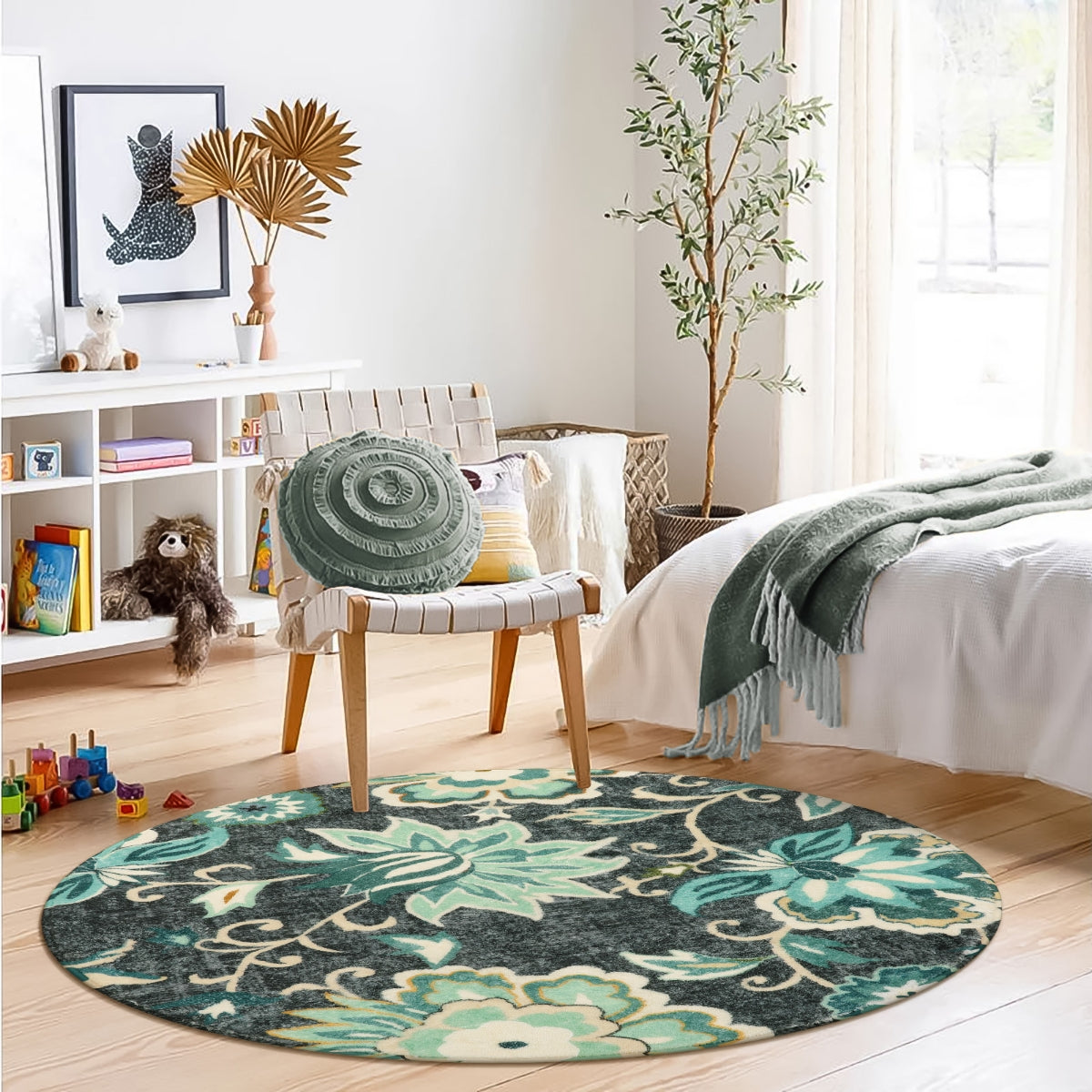 Cloris Paisley Modern Vintage Floral Rug