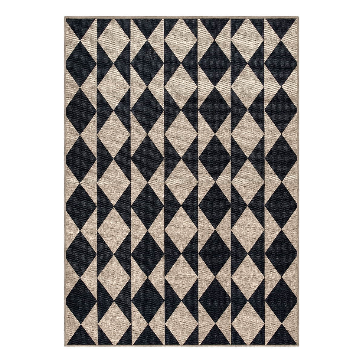 Clovis Washable Checkered Diamond Easy Jute Rug Easy Jute Area Rug Lahome
