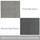 Belle Washable Farmhouse Non-Shedding Boho Grey Rug with Tassels Cotton Area Rugs Lahome
