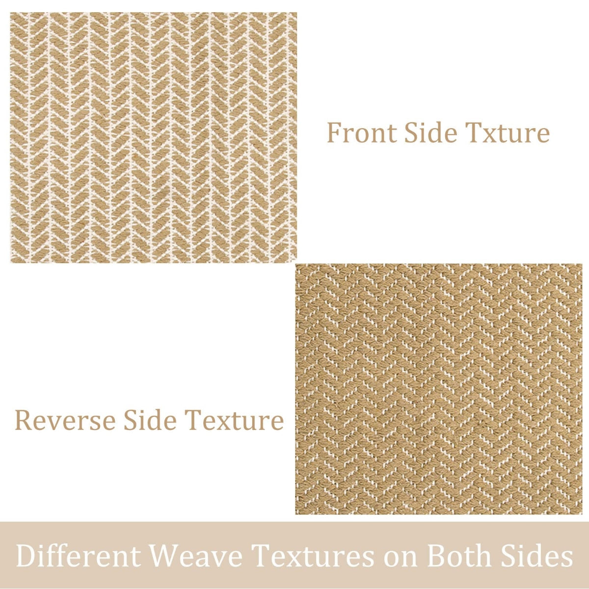 Belle Washable Farmhouse Non-Shedding Boho Khaki Rug with Tassels Cotton Area Rugs Lahome