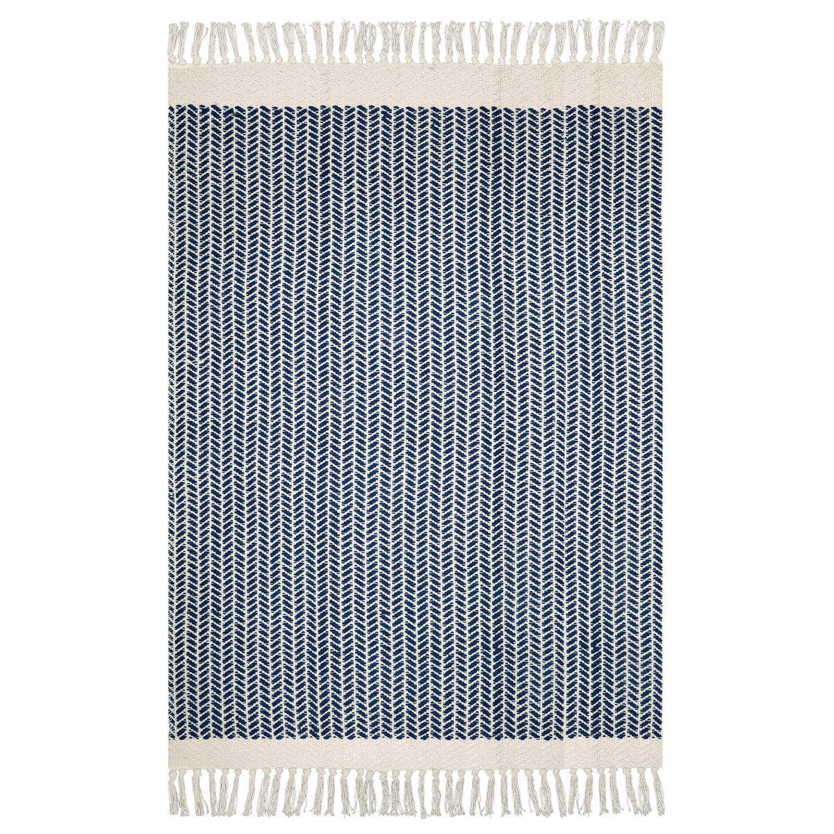 Farmhouse NonShedding Washable Boho Rug with Tassels Lahome