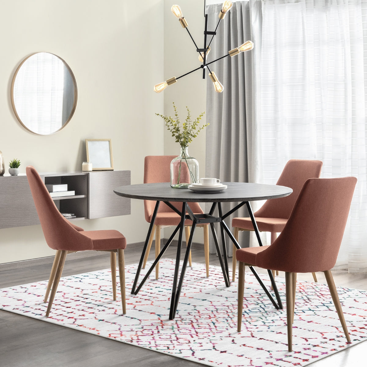 Hana Washable Moroccan Geometric Colorful Rug Area Rugs Lahome