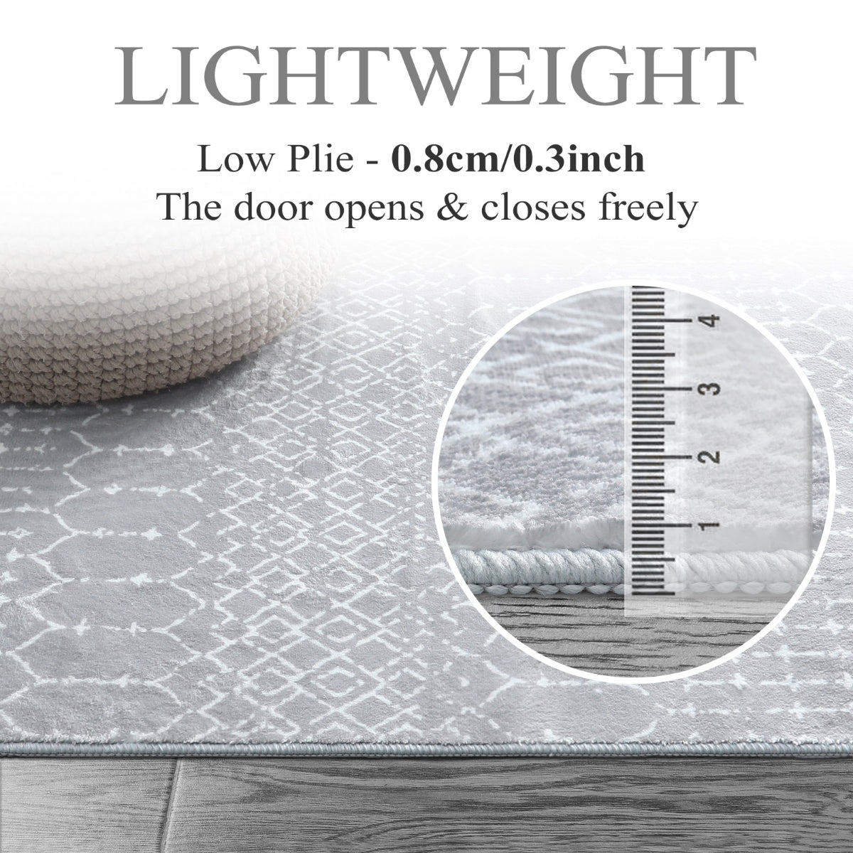 Hana Washable Moroccan Geometric Grey Area Rug Area Rugs Lahome