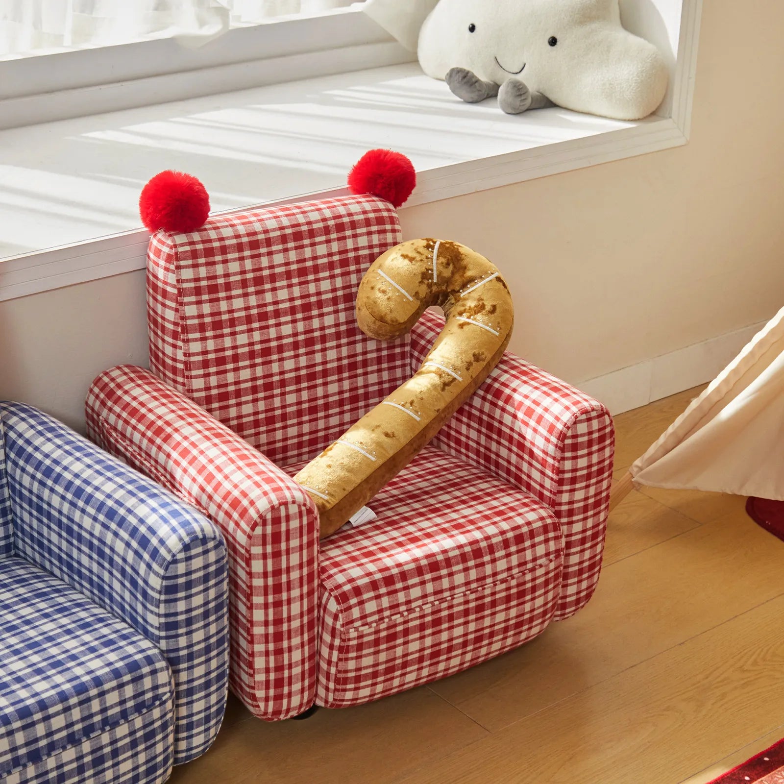 Anouk Christmas Stocking Plush Pillow Pillow Lahome