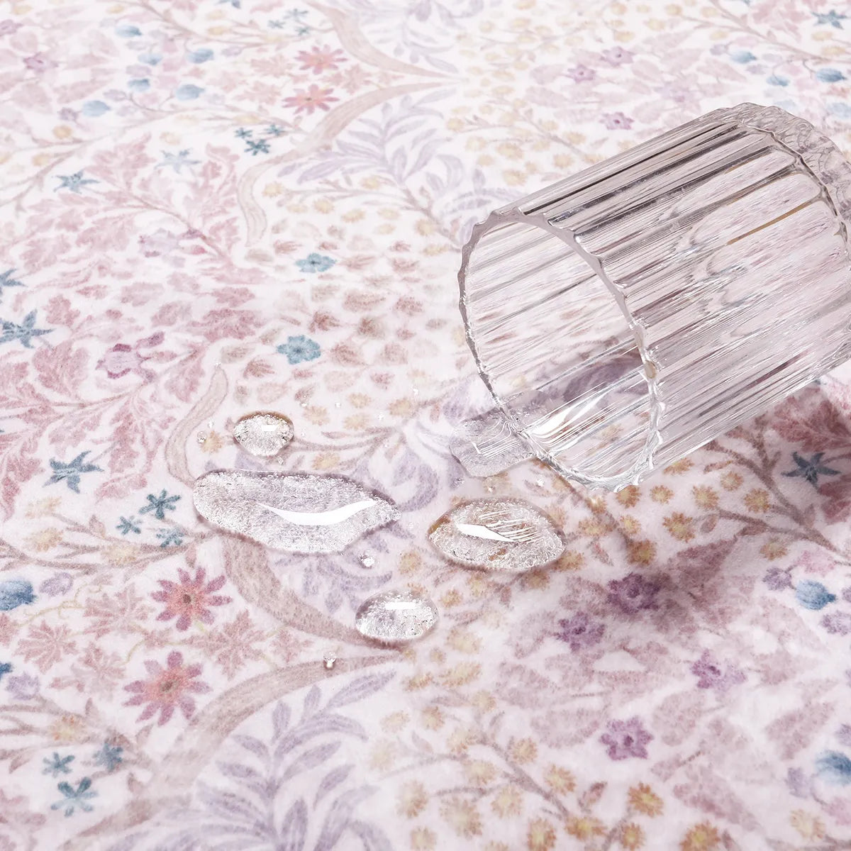 Giverny Washable Maximalism Vintage French Floral Pink Rug Rugs Lahome