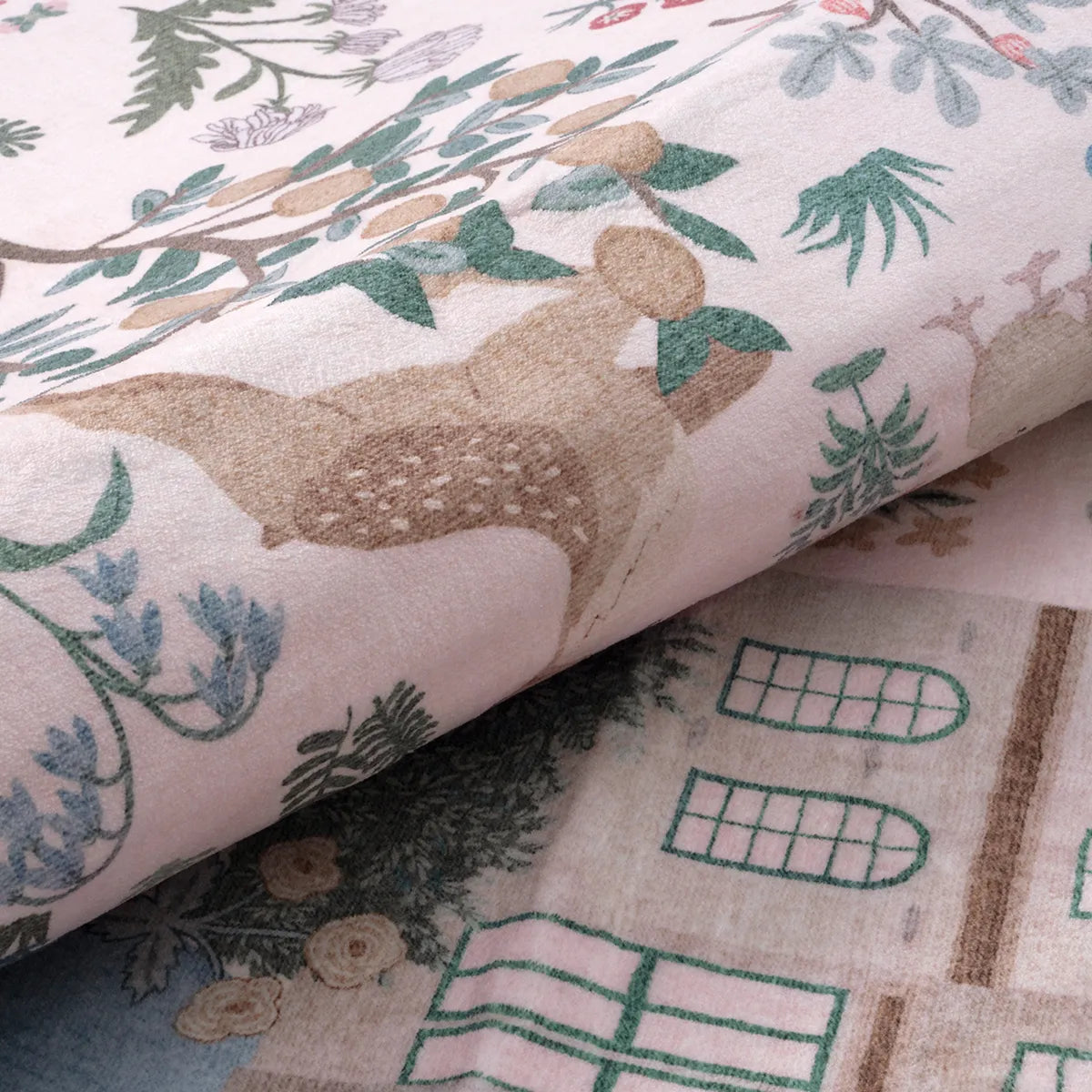 Maison Washable French Manor Floral Pink Area Rug Area Rugs Lahome